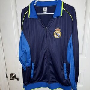New Real Madrid Jacket - Official Rhinox Merchandise - Track Style Sz XL